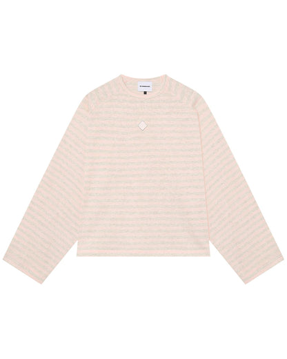 Host Striped Rag Pink Long Sleeve