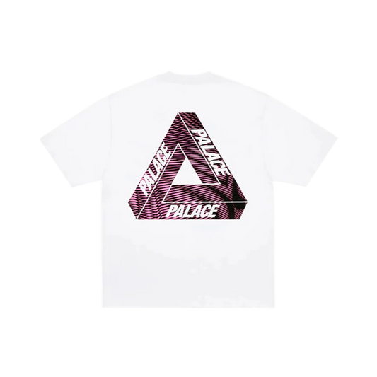 Palace Tri-Vex T-Shirt White/Pink