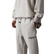 Entspannte Hose Essentials Light Oatmeal