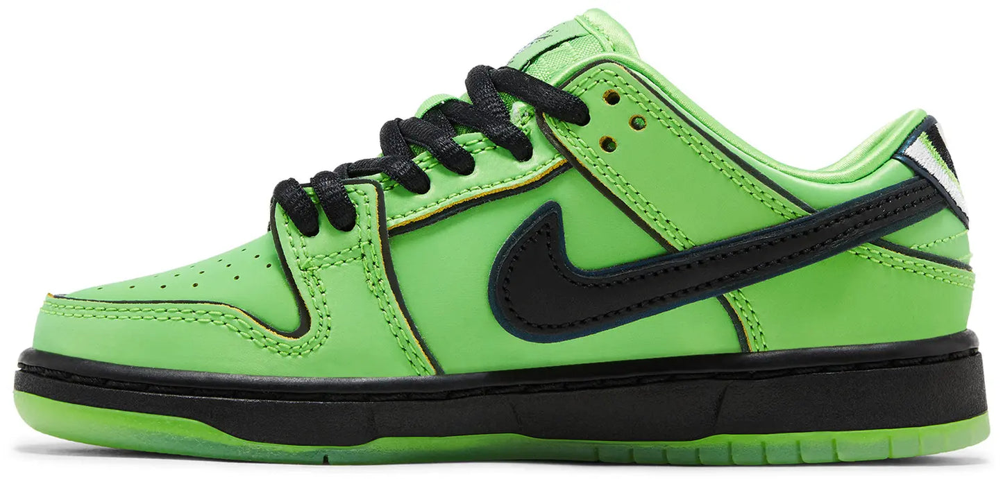 SB Dunk Low Powerpuff Buttercup Kids