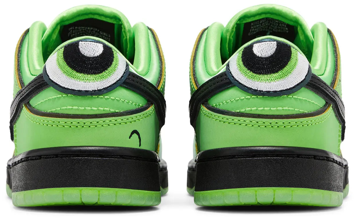 SB Dunk Low Powerpuff Buttercup Kids