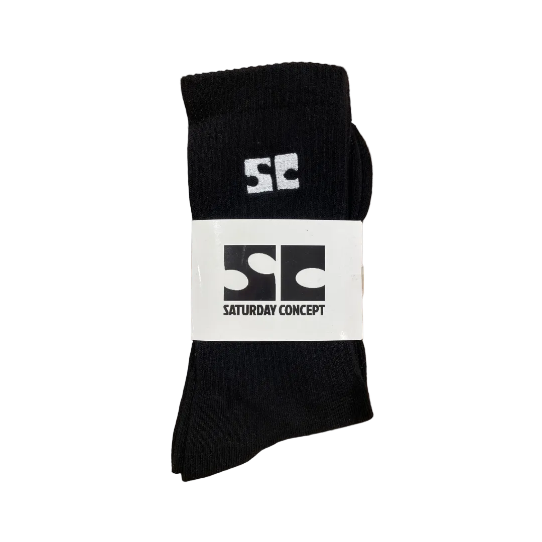 Saturday Logo Socken Schwarz