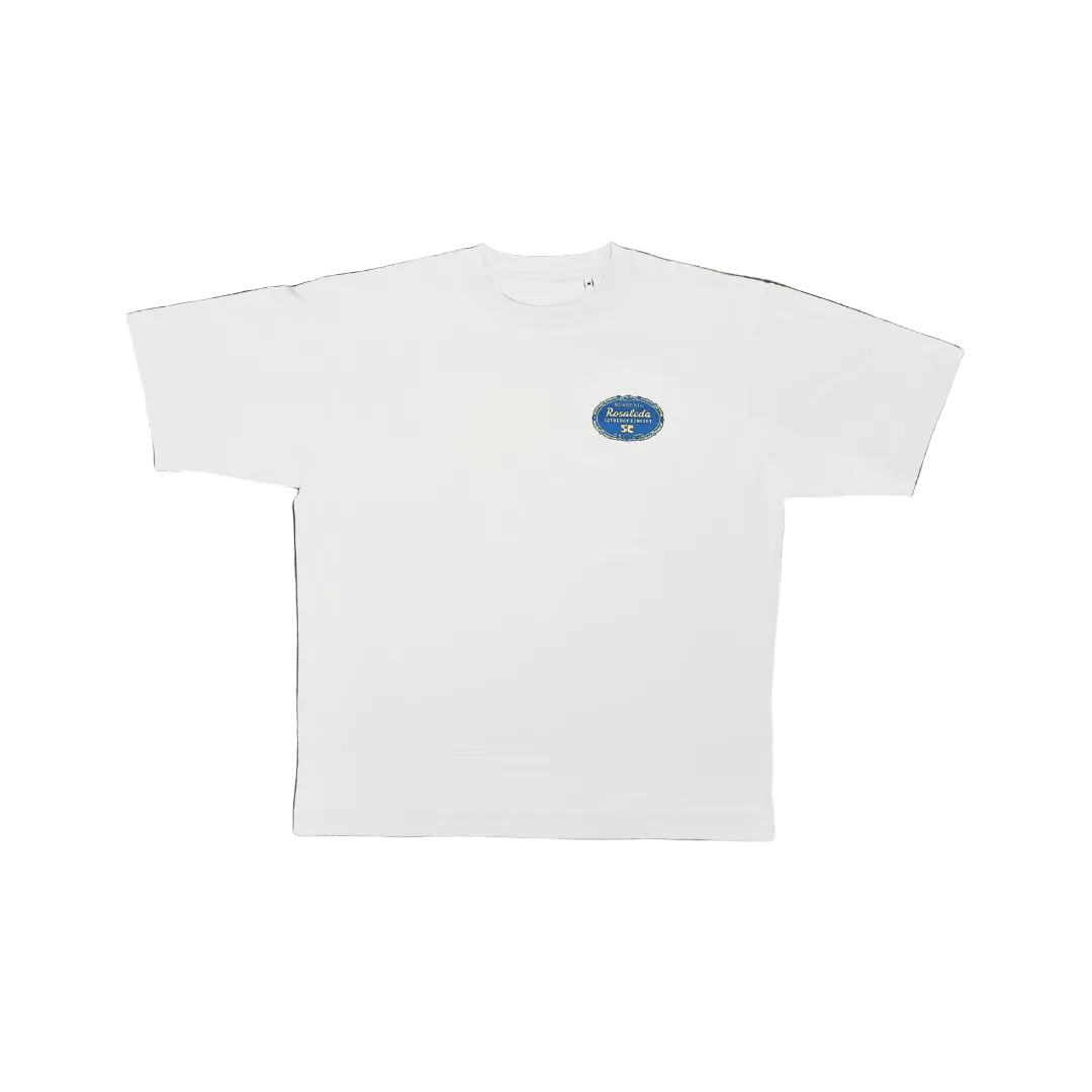 Samstag x Rosaleda Tee Weiß
