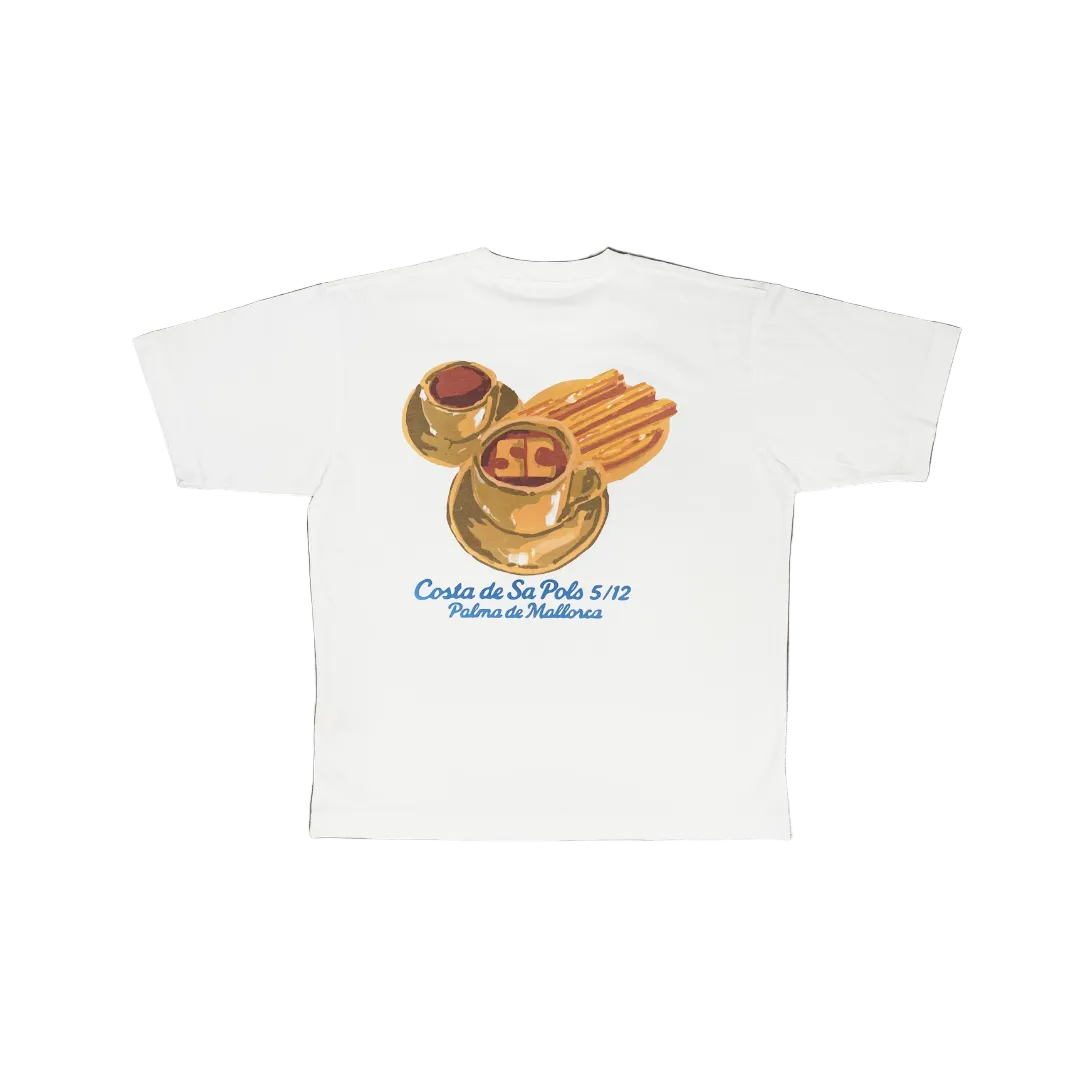 Samstag x Rosaleda Tee Weiß