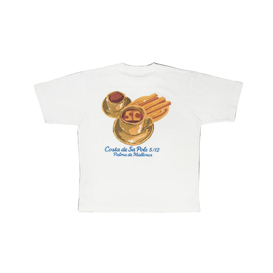 Saturday x Rosaleda Tee White