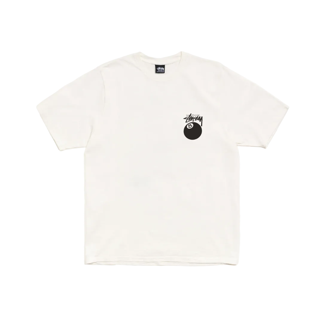 Stussy 8 Ball White Tee
