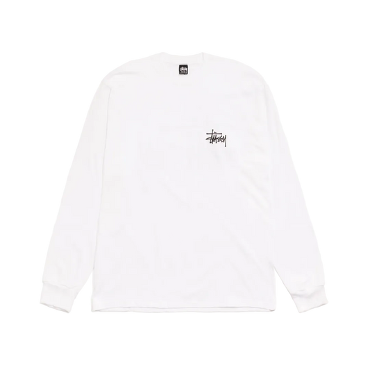 Stussy Basic White Long Sleeve