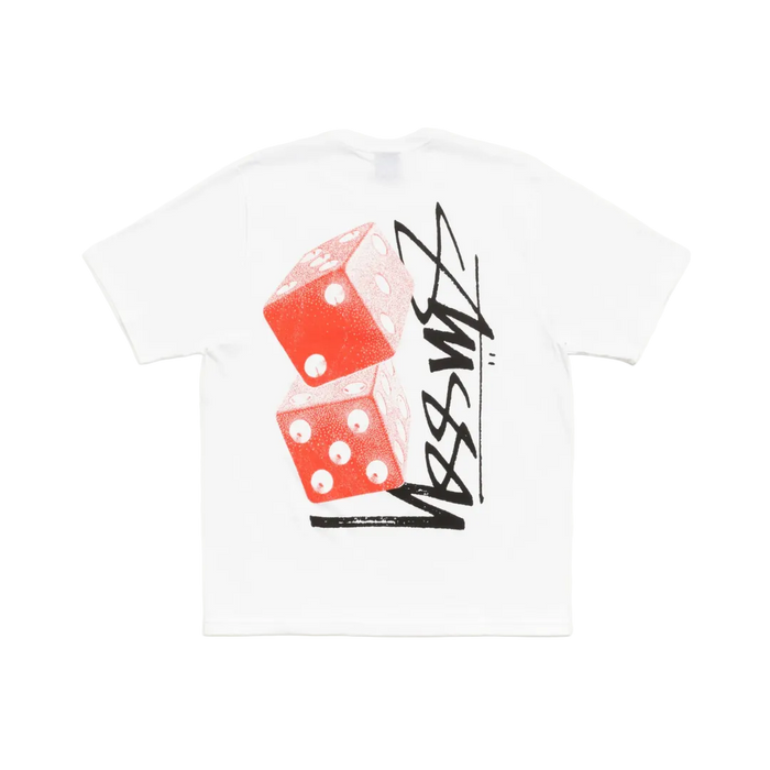 Stussy Tall Dice White Tee