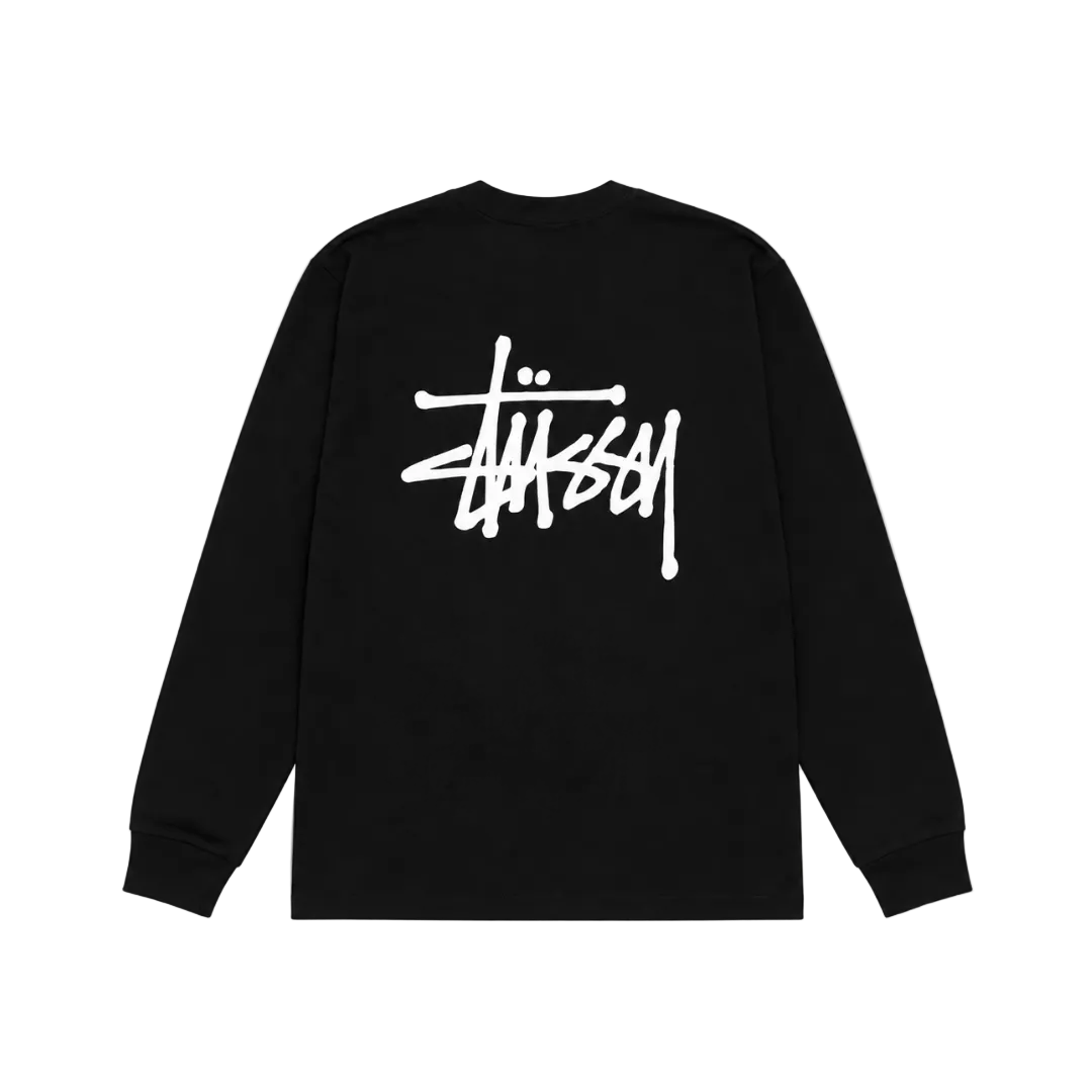 Stussy Basic Black Long Sleeve