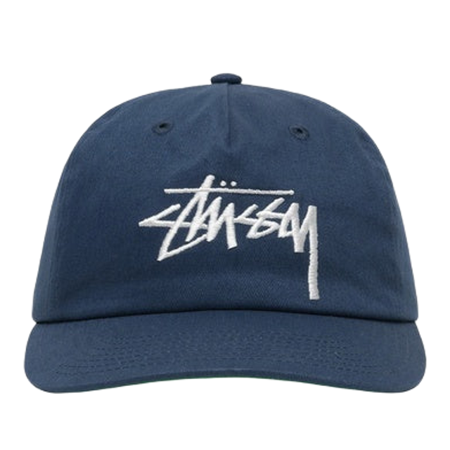 Stussy Big Stock Navy Kappe