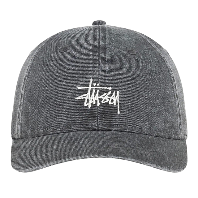 Stussy Cap Washed Black