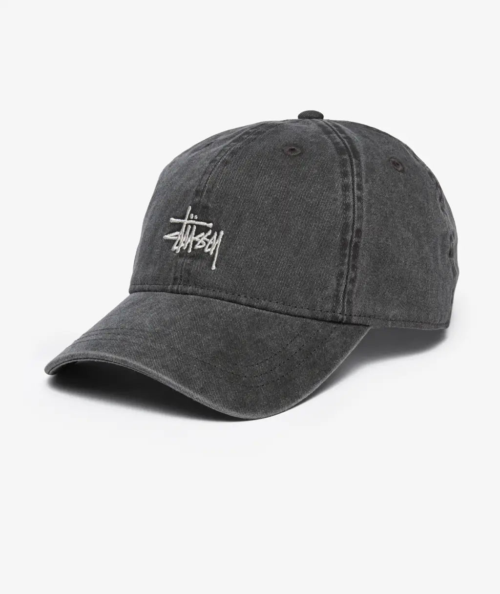 Stussy Cap Washed Black