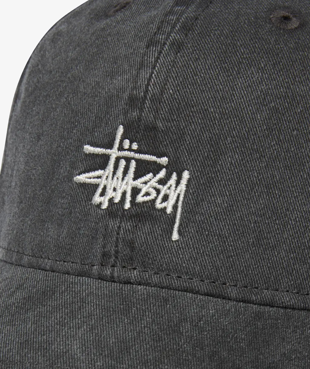 Stussy Cap Washed Black