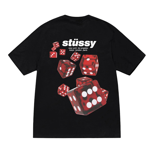 Stussy Rollers Tee Black