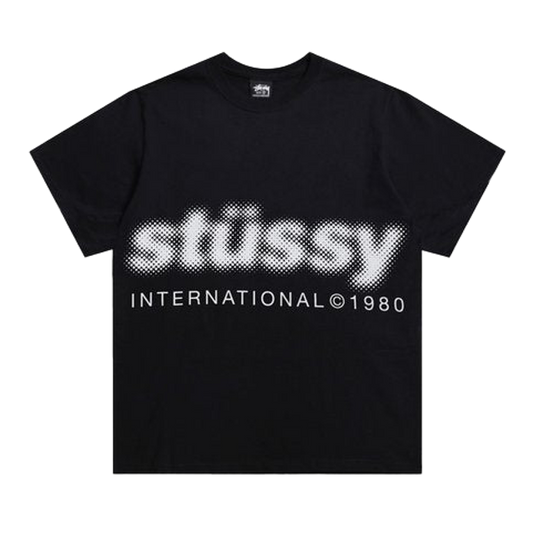 Stussy T-Shirt Dot Schwarz