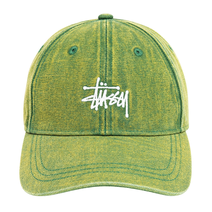 Stussy Washed Cap Green