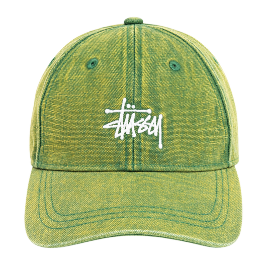 Stussy Washed Cap Green