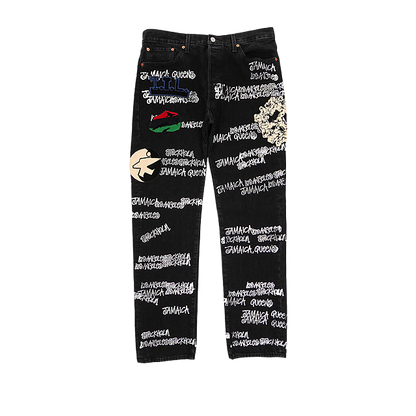 Stussy X Denim Tears X Our Legacy Ttl 501 Jean Black