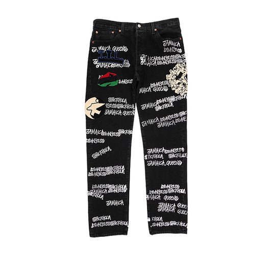 Stussy X Denim Tears X Our Legacy Ttl 501 Jean Black