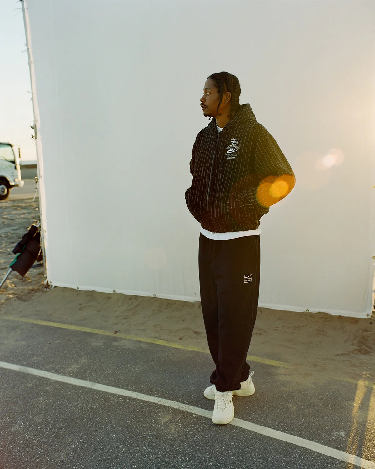 Stussy x Nike Hose Schwarz