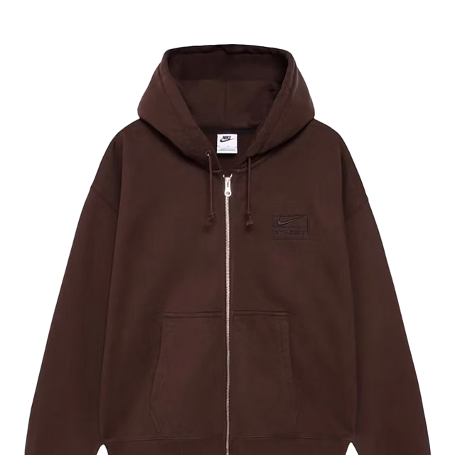 Stussy x Nike Zip Brown