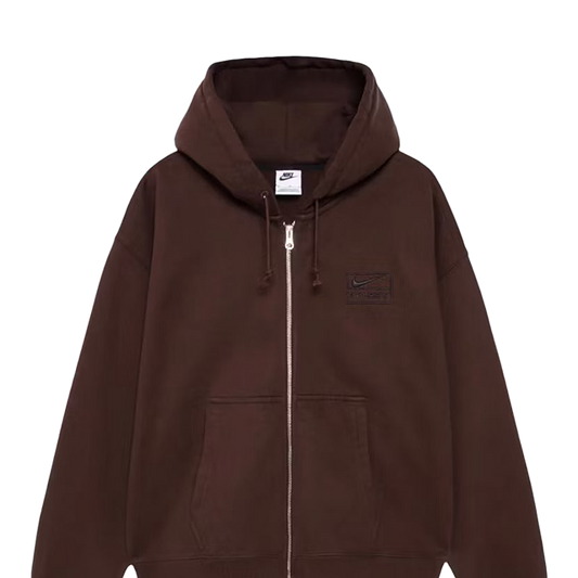 Stussy x Nike Reißverschluss Braun