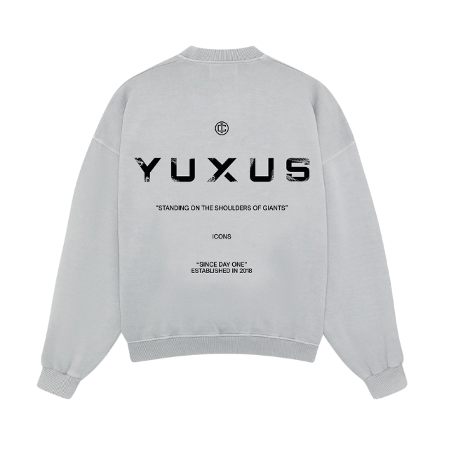 Yuxus Glacier Icons Crewneck