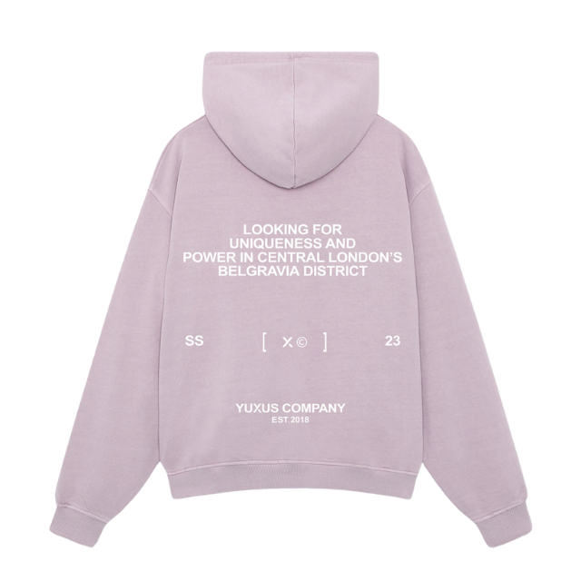 Yuxus Lavender Pink Hoodie