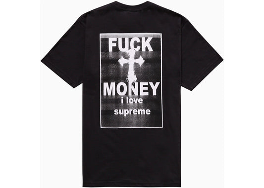 Supreme T-Shirt mit Aufschrift „Fuck Money“