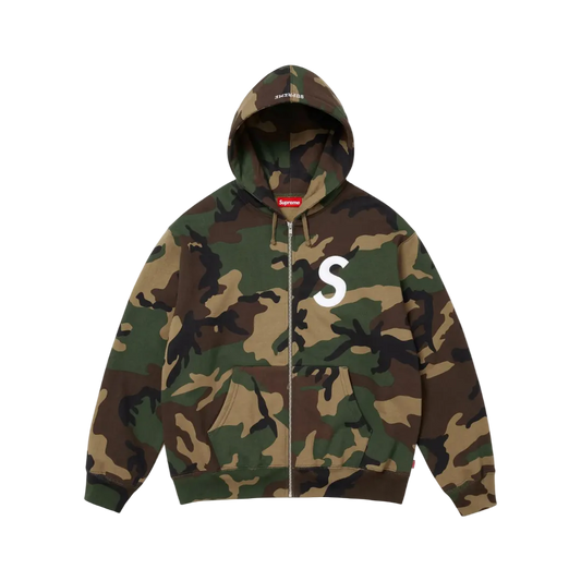Supreme Camo Zip-Hoodie