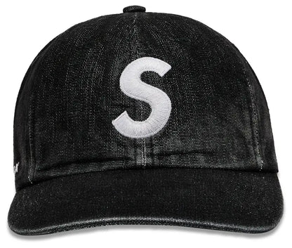 Supreme Cordura Denim S Logo 6-Panel Schwarz