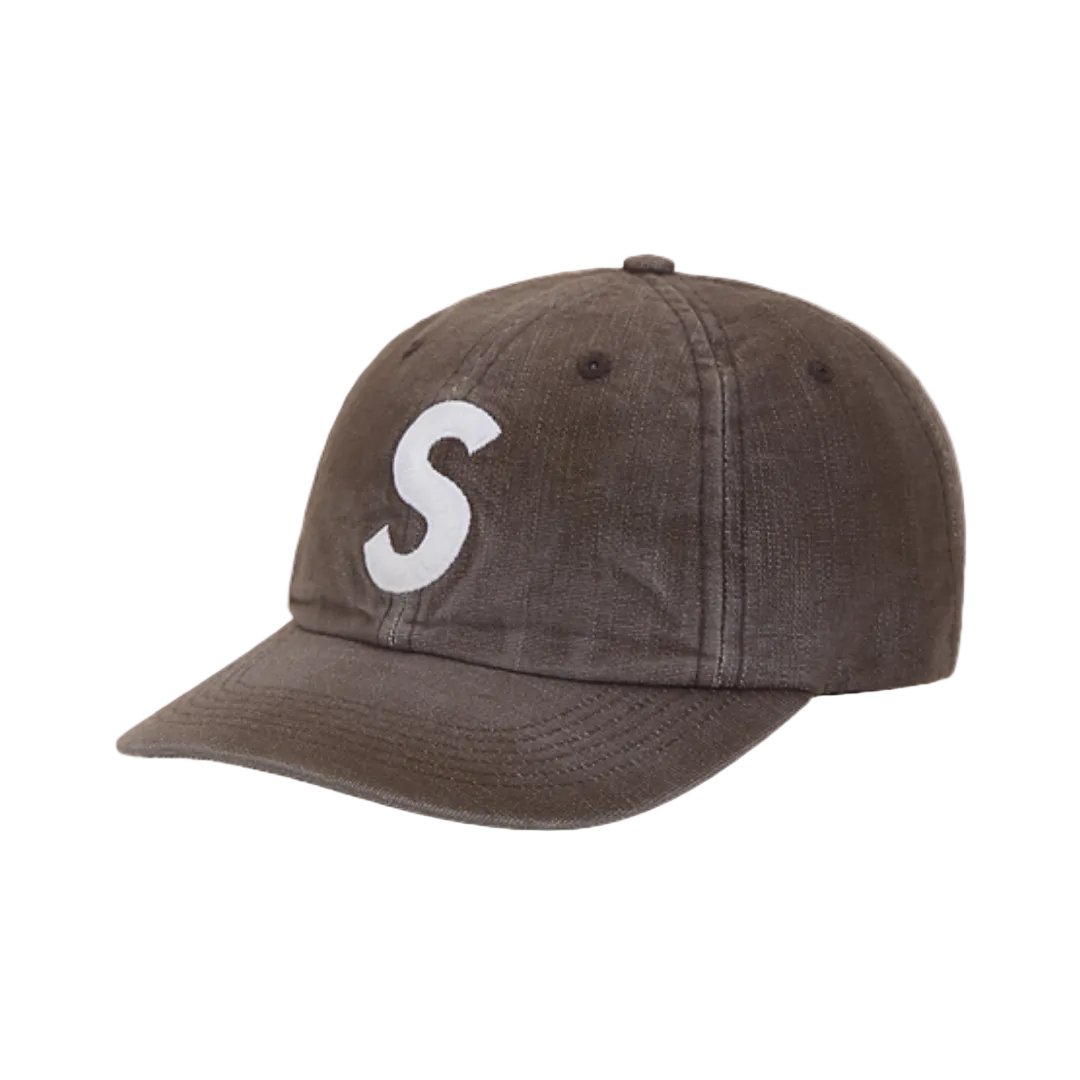 Supreme Cordura Denim S Logo 6-Panel Braun