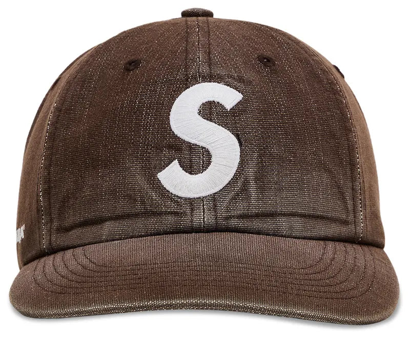 Supreme Cordura Denim S Logo 6-Panel Braun