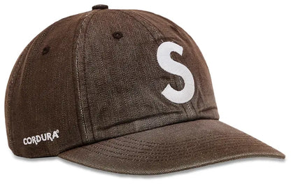 Supreme Cordura Denim S Logo 6-Panel Braun