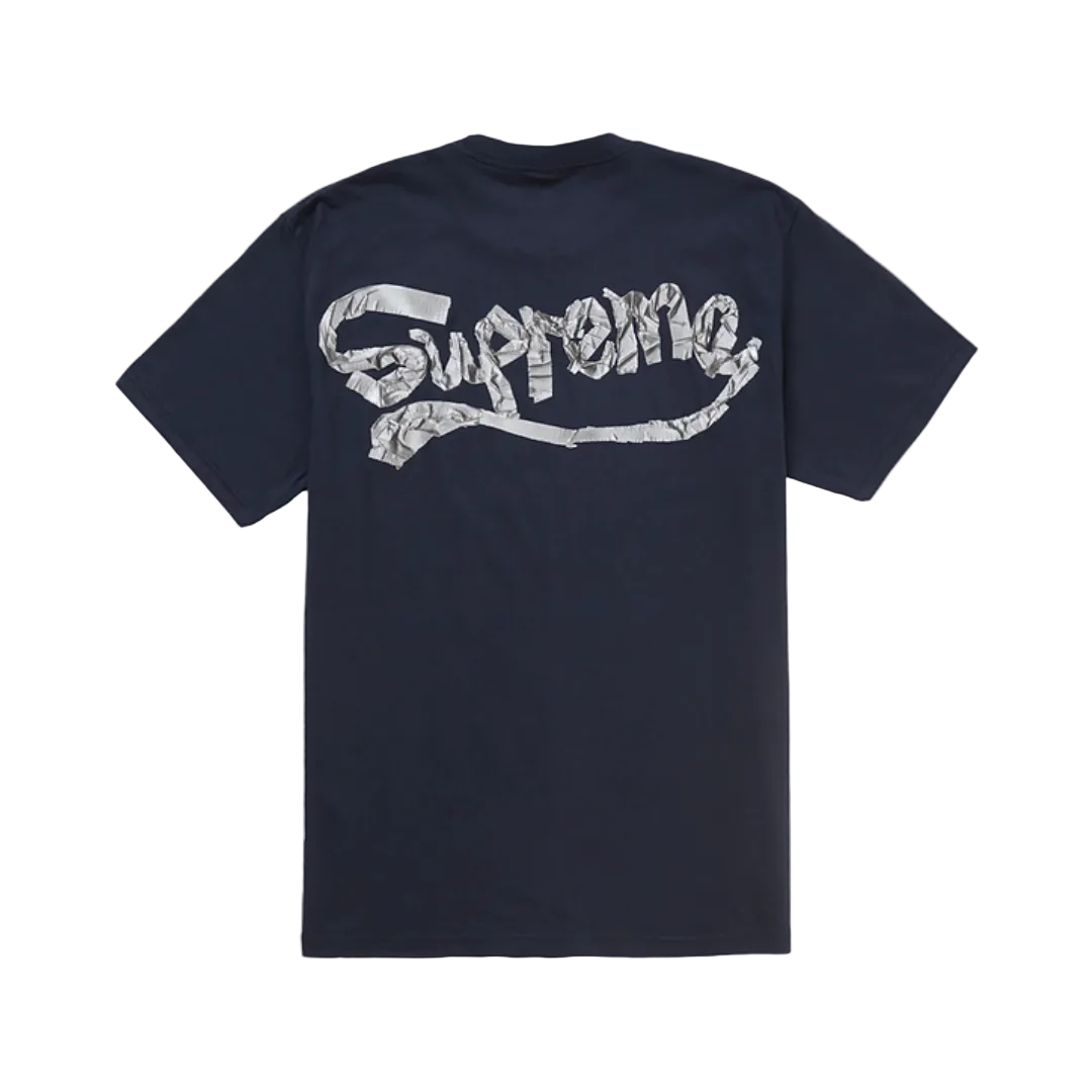 Supreme Tape Tee Navy