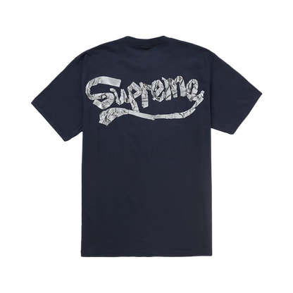 Supreme Tape Tee Navy