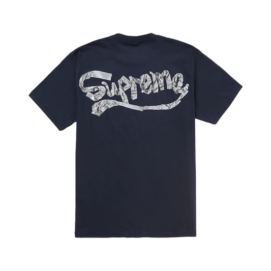Supreme Tape Tee Navy