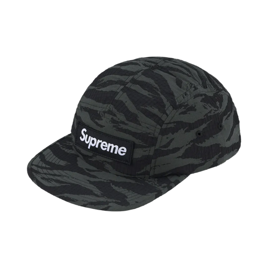 Supreme Tiger Camo 5 Panel Cap Black