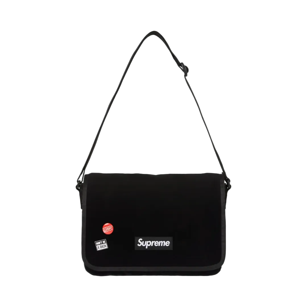 Supreme Velvet Black Bag