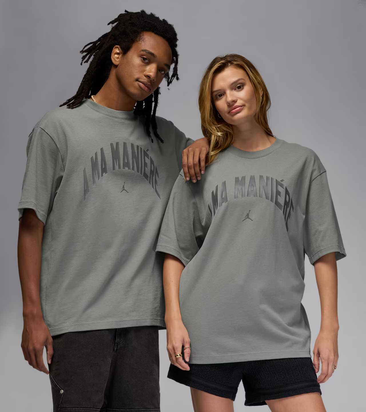 T Shirt Jordan A Ma Maniere Grey