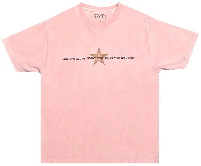 T-Shirt Travis Scott Pink Star