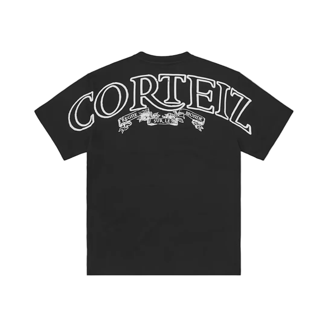 T Shirt Corteiz Big Logo Black