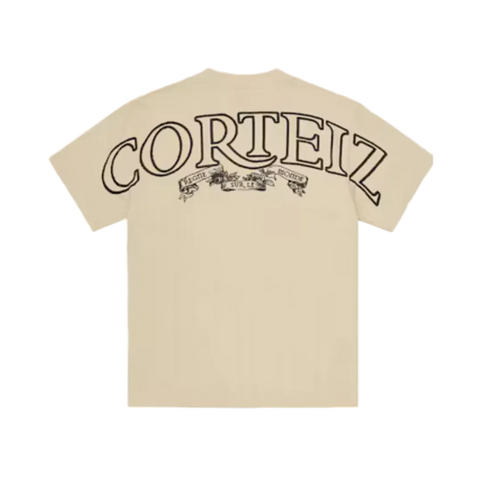 T Shirt Corteiz Big Logo Cream