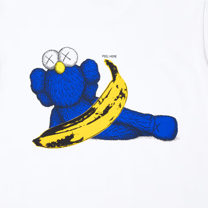 Kaws Andy Warhol Banana T-Shirt