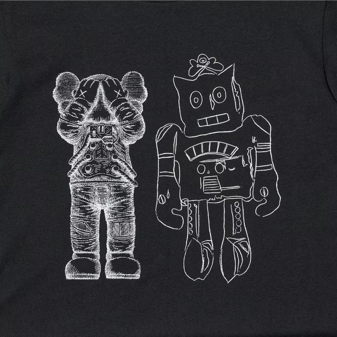 T Shirt Kaws Andy Warhol Robot