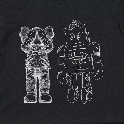 T Shirt Kaws Andy Warhol Robot