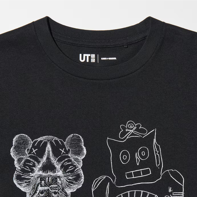 T Shirt Kaws Andy Warhol Robot