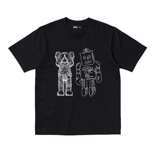 T Shirt Kaws Andy Warhol Roboter Kinder