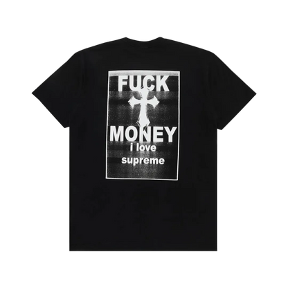 Supreme T-Shirt mit Aufschrift „Fuck Money“