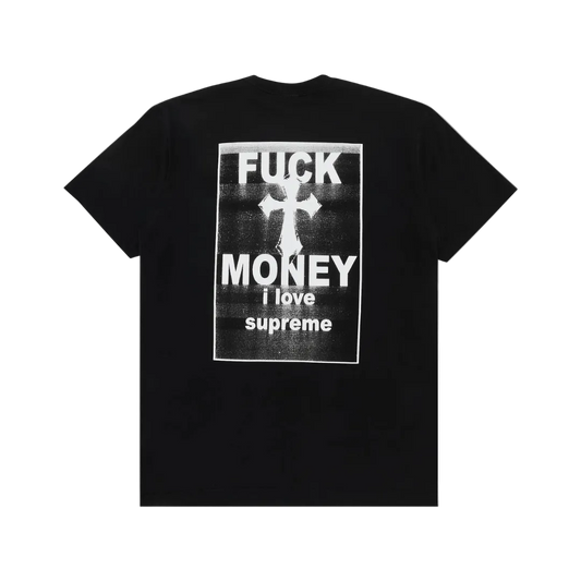 Supreme T-Shirt mit Aufschrift „Fuck Money“
